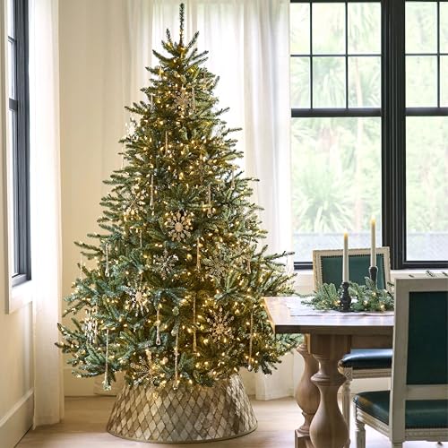 9 ft Unlit Classic Blue Spruce