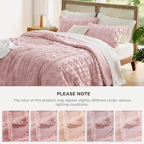 Tufted Boho Comforter Set King Size