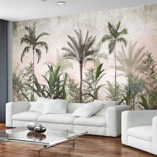 Tropical Greenery and Leaves Mural (67.9 Sq Ft)