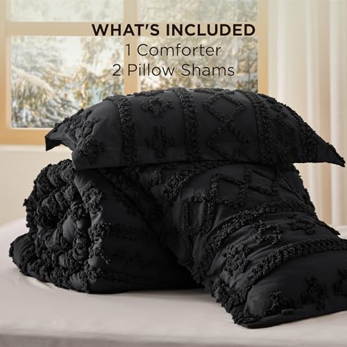 Tufted Boho Comforter Set King Size