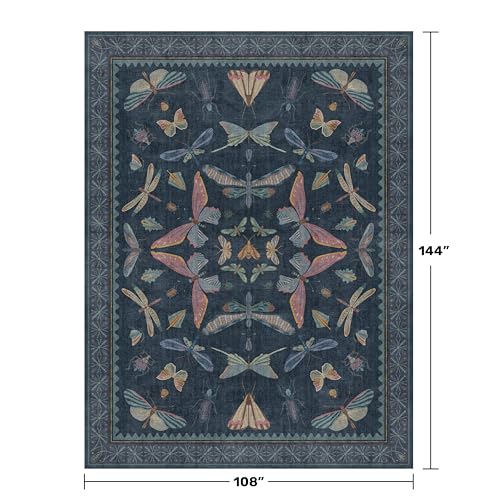9x12 Washable Farmhouse Area Rug for Living Room (108 Sq Ft)