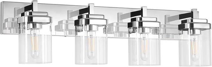 Vanity Light Fixture, 4-Light Vanity Light