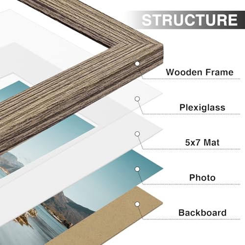 8x10 Picture Frames Set of 9 (9 Count)