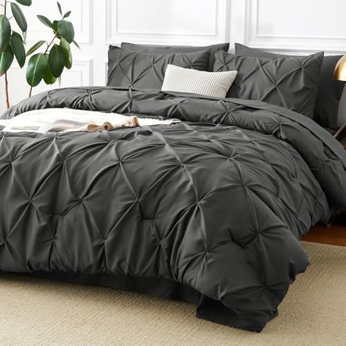 King Size Comforter Set Dark Grey