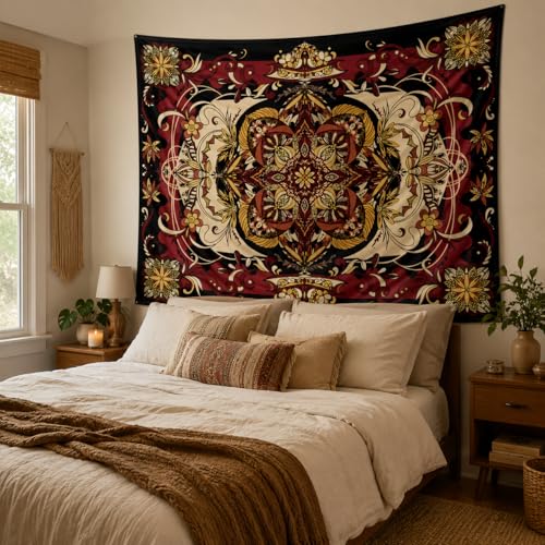 Red Moth Tapestry