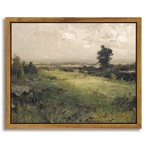 Framed Canvas Wall Art Vintage Decor