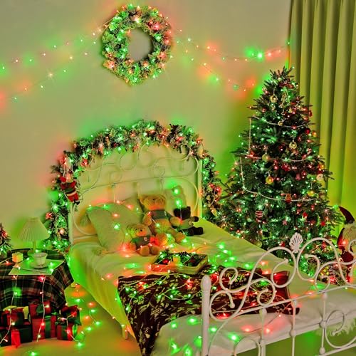 600 LED Christmas String Lights Outdoor (168 Foot)