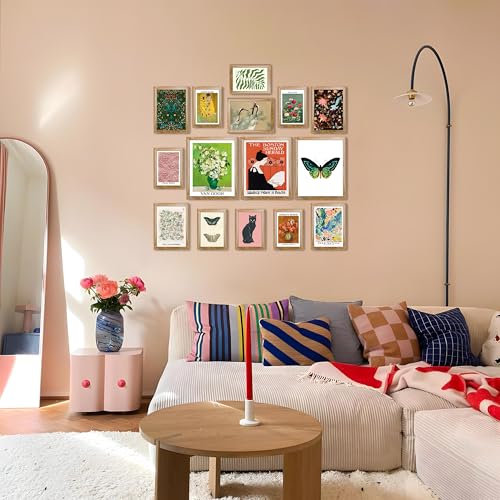 Eclectic Framed Wall Art Set of 15 (15 Count)