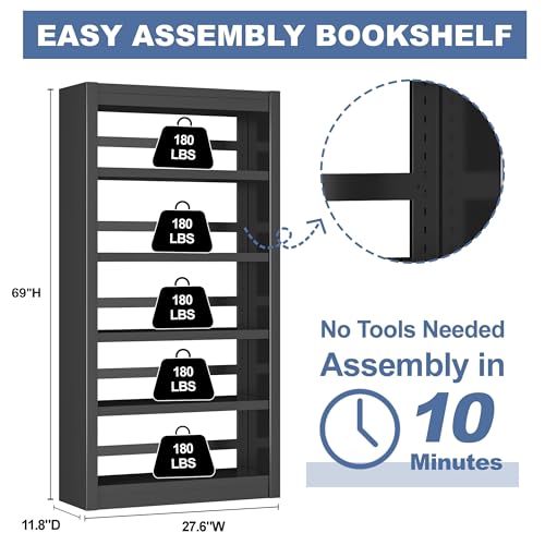 Metal Bookshelf