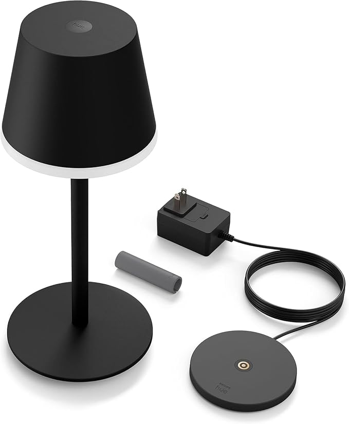 Philips Hue Go Smart Portable Table Lamp, 1 Pack, Smart LED Lamp