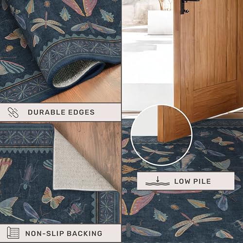 9x12 Washable Farmhouse Area Rug for Living Room (108 Sq Ft)