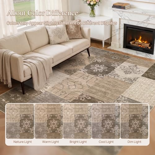 8x10 Area Rug for Living Room (24 Count)
