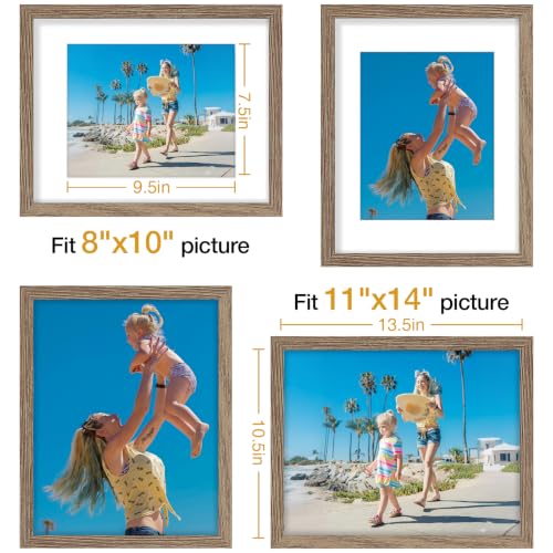 11x14 Picture Frames Set of 9 for Wall Mounting (9 Count)