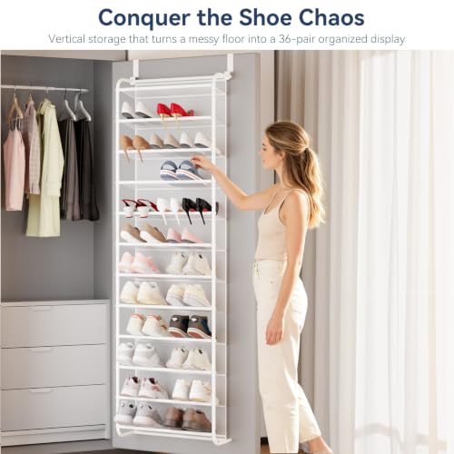 36 Pair Over the Door Shoe Rack