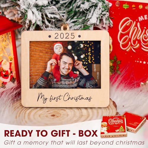Babys First Christmas Ornament 2025 Girl And Boy