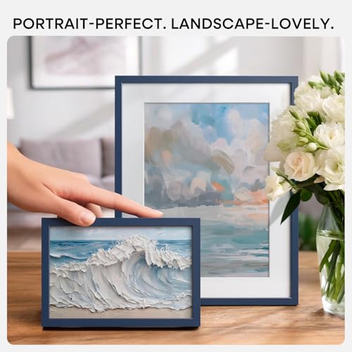 8x12 Blue Picture Frame