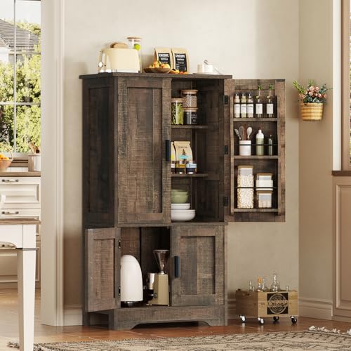 43”H Pantry Cabinet with 4 Doors