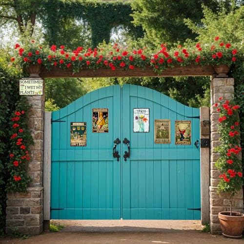 Funny Garden Decor Metal Signs For Outside Gardening Gifts For Women Patio Accessories For Outside Gardening Because Murder Is Wrong Sign Backyard Decorations Porch Tin Signs And Decor Outdoor 8x12 In