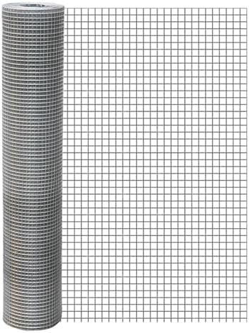 Heavy Duty Welded Wire Mesh for Chicken Coop, 1/2 Inch Stainless Steel Fencing, Durable Poultry Netting 1mx8m (39inx26.2ft), Ideal for Livestock Protection