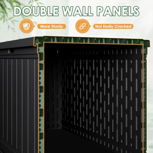 HDPE 260 Gallon Deck Box Double