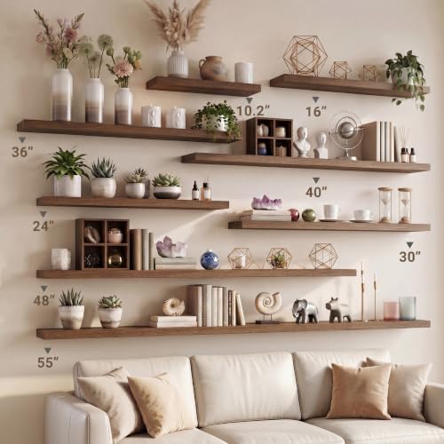 10" Deep Floating Shelves (2 Count)