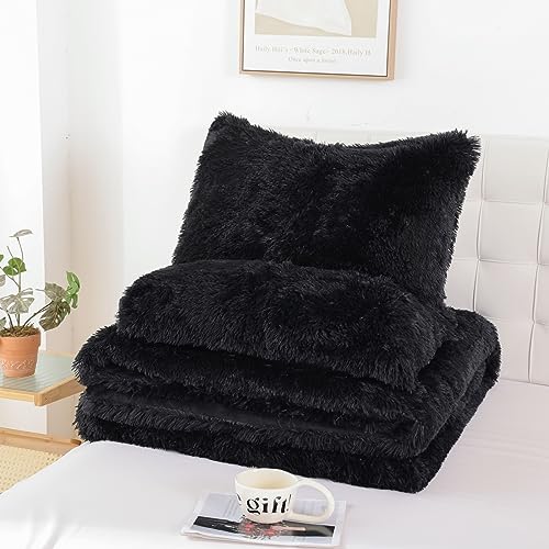 Fluffy King Size Comforter Set
