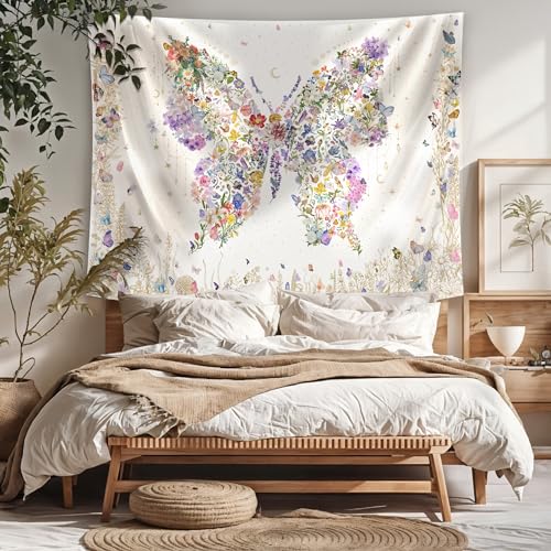 Butterfly Tapestry Wall Hanging Cute