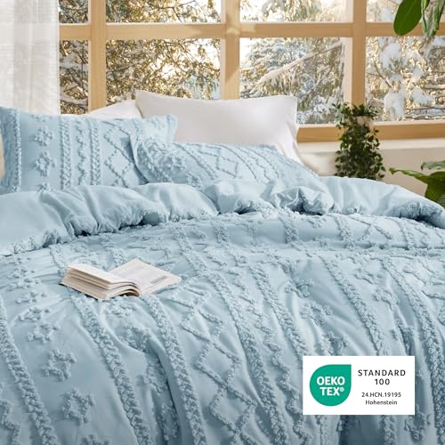 Tufted Boho Comforter Set King Size