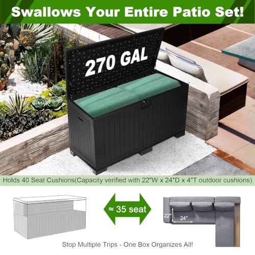 270 Gallon Outdoor Storage Box