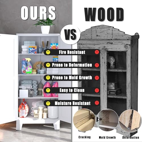 Metal Kitchen Pantry Storage Cabinet