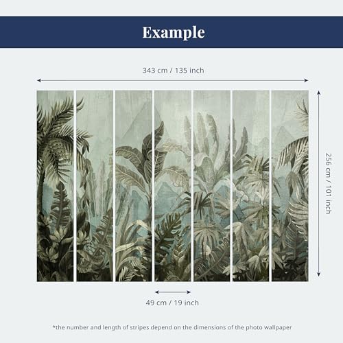 Wall Mural World Map 77x55 in (29.49 Sq Ft)