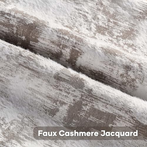 Pack of 2 Faux Cashmere Throw Pillow Covers 16x16 Inch (2 Count)