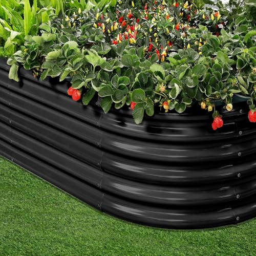 18“ Tall 4×2ft Galvanized Raised Garden Bed Kit