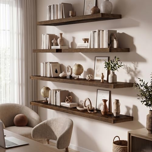 36 Inch Floating Shelves for Wall Set of 2