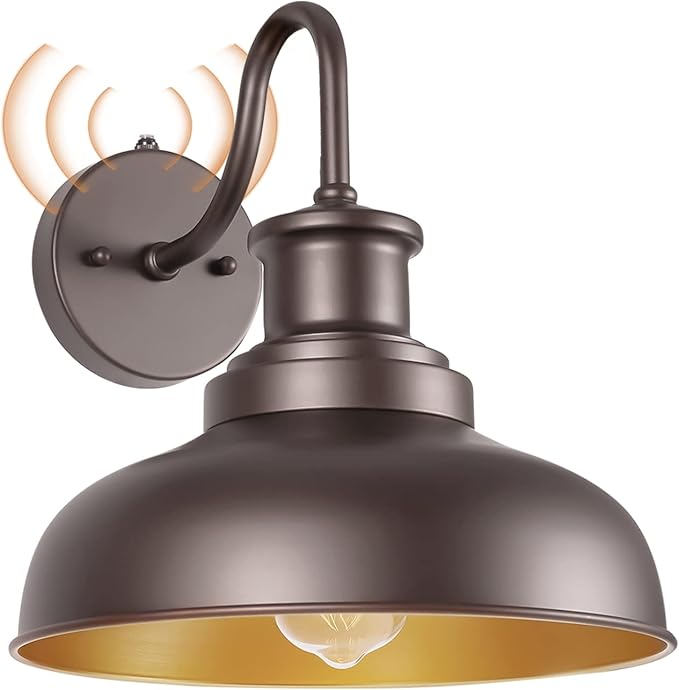 Dusk to Dawn Outdoor Barn Light Outdoor Wall Sconce Farmhouse Exterior Wall