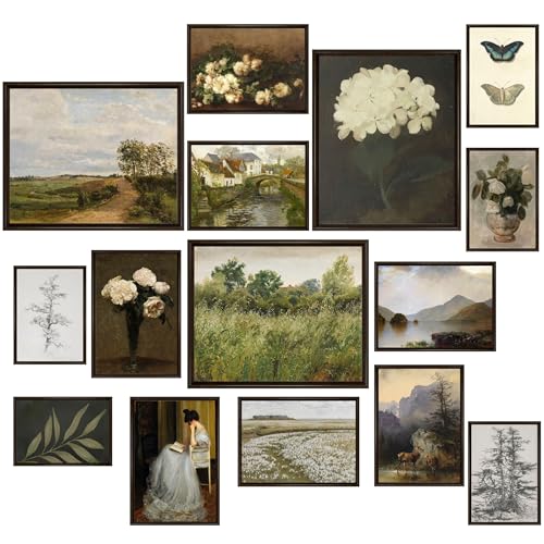15 Pcs Vintage Wall Art Decor (15 Count)