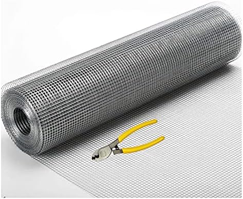 Heavy Duty Stainless Steel Welded Wire Mesh for Chicken Coop Fencing (0.8x10m) - Durable Rust Resistant Poultry Netting with Pliers, Ideal for Animal Enclosure and Cage Protection