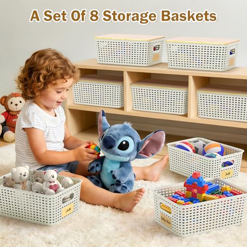 Stackable Storage Baskets (8 Count)