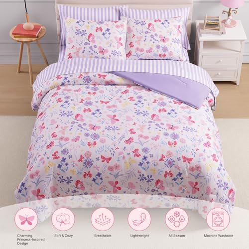 Queen Comforter Set with Sheets for Girls