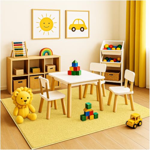 Soft & Colorful 11' Round Kids Classroom Area Rug