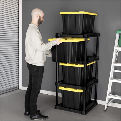 4 Tier Tote Rack with 4 (5 Count)