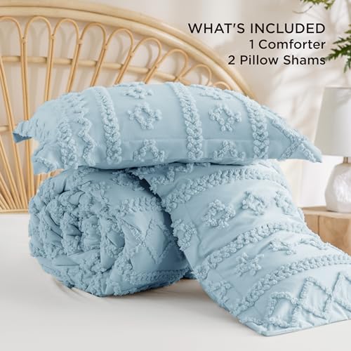 Tufted Boho Comforter Set Full Size