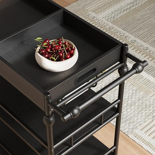 Bar Cart with Wheels