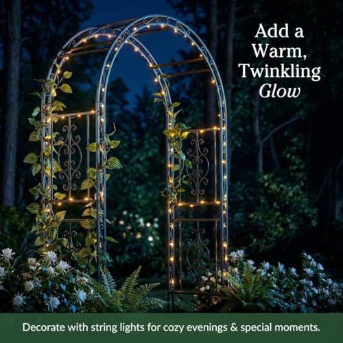 Arch Metal Outdoor Garden Arbor