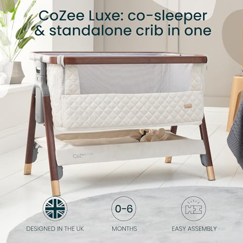 CoZee® Luxe Bedside Bassinet & Sleeper