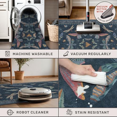 Boho Living Room Area Rug 6x9 (54 Sq Ft)