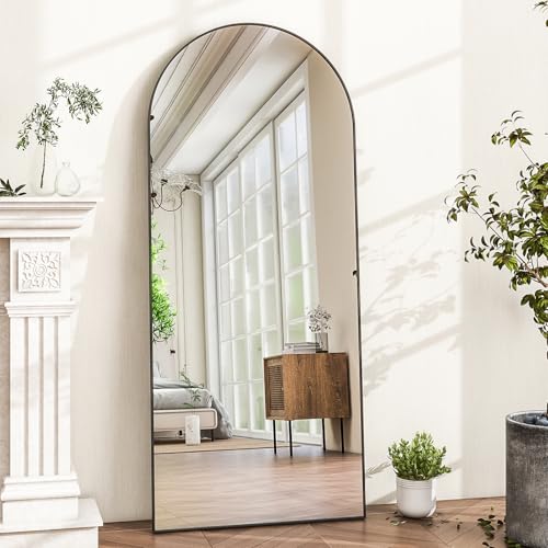 56"x21" Arched Full Length Mirror Floor Mirrors