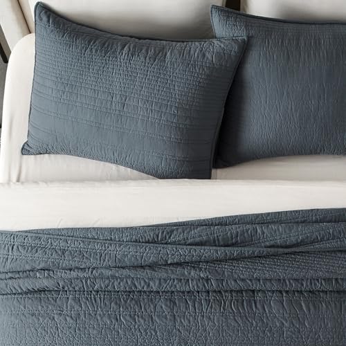 HOME 100% Cotton Modern Lines Quilt Set King Size
