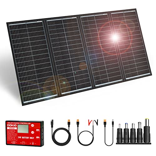300W 36V Foldable Solar Panel Kit for 24V Batteries with Controller