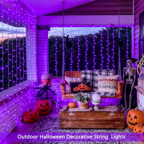 200 LED USB Purple Halloween Lights (6.5 Foot)